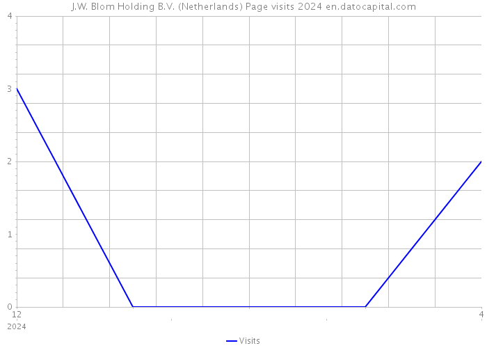 J.W. Blom Holding B.V. (Netherlands) Page visits 2024 