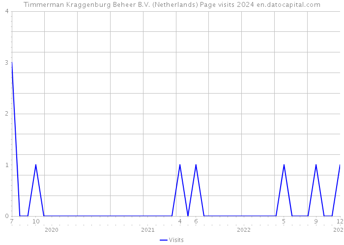 Timmerman Kraggenburg Beheer B.V. (Netherlands) Page visits 2024 