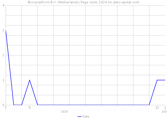 Boorplatform B.V. (Netherlands) Page visits 2024 