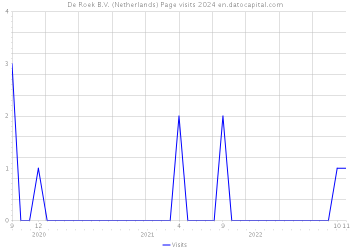De Roek B.V. (Netherlands) Page visits 2024 