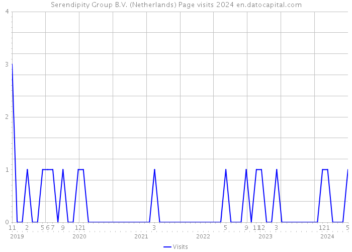 Serendipity Group B.V. (Netherlands) Page visits 2024 