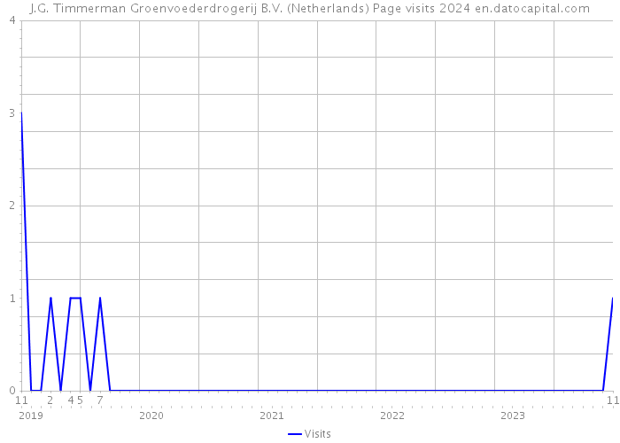 J.G. Timmerman Groenvoederdrogerij B.V. (Netherlands) Page visits 2024 