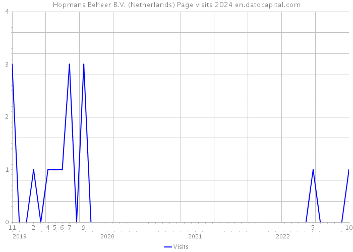 Hopmans Beheer B.V. (Netherlands) Page visits 2024 