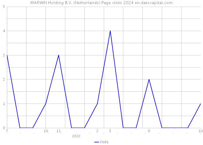 MARWIN Holding B.V. (Netherlands) Page visits 2024 