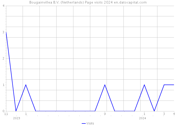 Bougainvillea B.V. (Netherlands) Page visits 2024 
