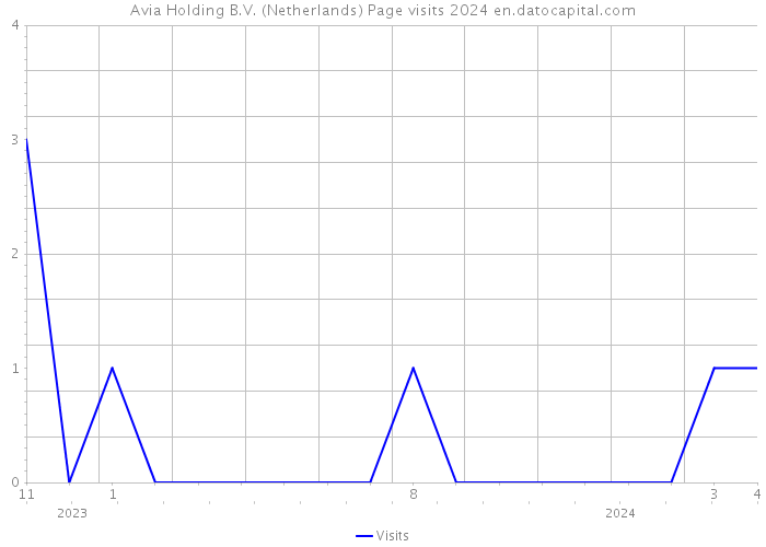 Avia Holding B.V. (Netherlands) Page visits 2024 