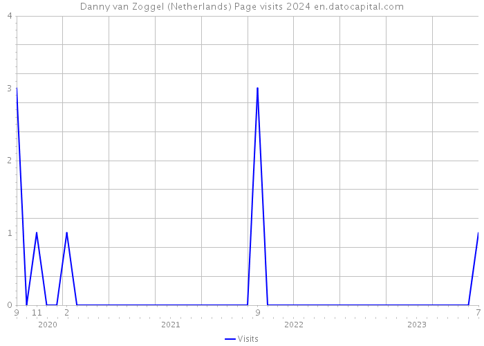 Danny van Zoggel (Netherlands) Page visits 2024 