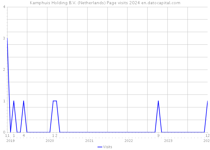 Kamphuis Holding B.V. (Netherlands) Page visits 2024 