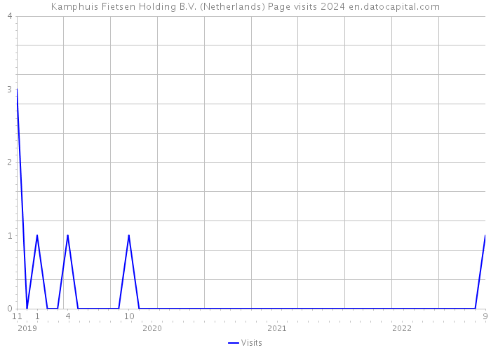 Kamphuis Fietsen Holding B.V. (Netherlands) Page visits 2024 