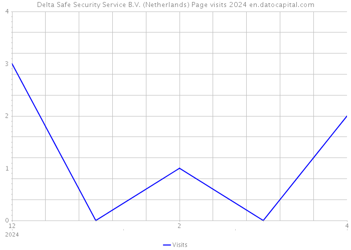 Delta Safe Security Service B.V. (Netherlands) Page visits 2024 
