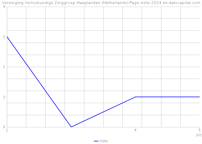 Vereniging Verloskundige Zorggroep Haaglanden (Netherlands) Page visits 2024 