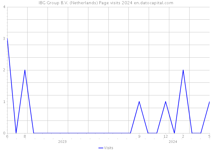 IBG Group B.V. (Netherlands) Page visits 2024 