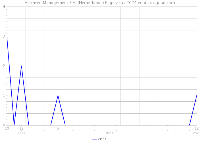 Hermsen Management B.V. (Netherlands) Page visits 2024 