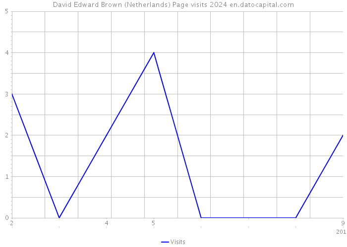 David Edward Brown (Netherlands) Page visits 2024 