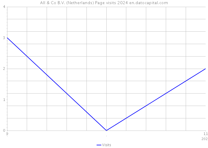 All & Co B.V. (Netherlands) Page visits 2024 