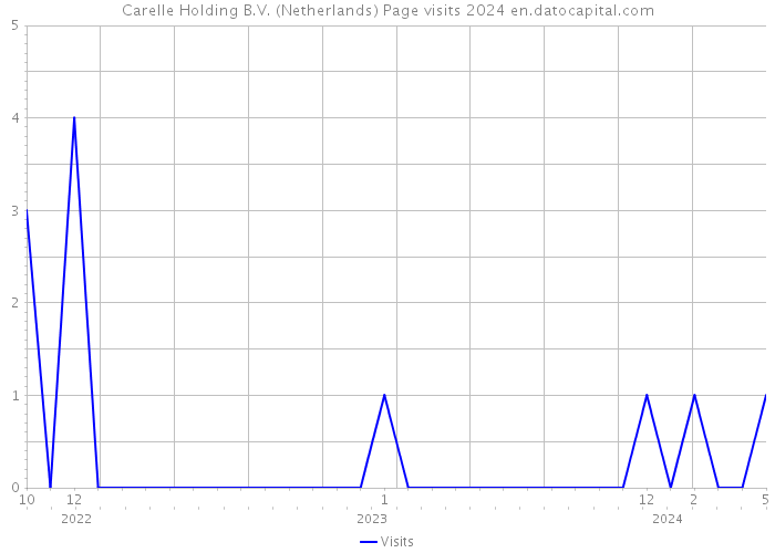 Carelle Holding B.V. (Netherlands) Page visits 2024 