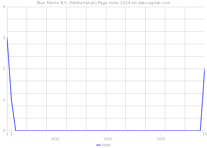 Blue Marlin B.V. (Netherlands) Page visits 2024 