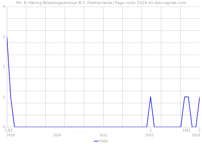 Mr. E. Haring Belastingadviseur B.V. (Netherlands) Page visits 2024 