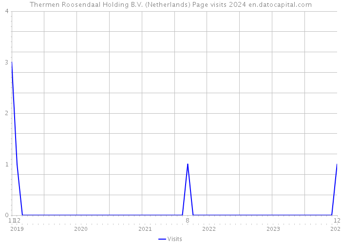 Thermen Roosendaal Holding B.V. (Netherlands) Page visits 2024 