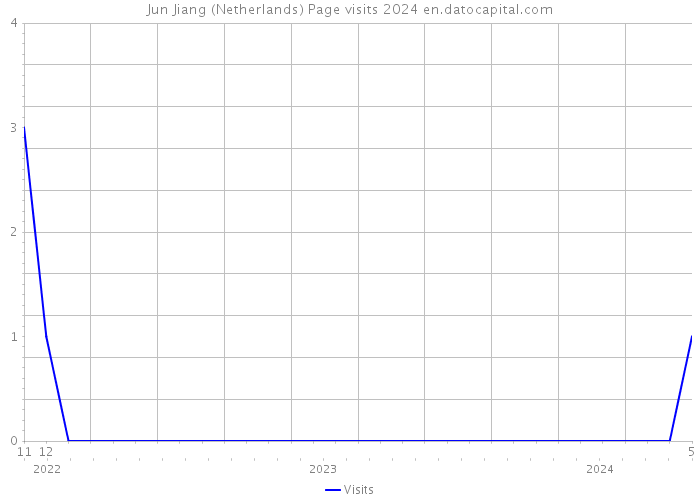Jun Jiang (Netherlands) Page visits 2024 