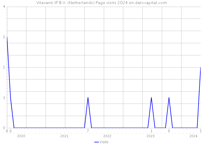 Vitavanti IP B.V. (Netherlands) Page visits 2024 