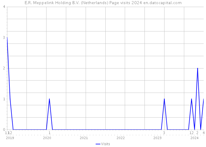 E.R. Meppelink Holding B.V. (Netherlands) Page visits 2024 