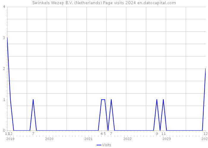 Swinkels Wezep B.V. (Netherlands) Page visits 2024 