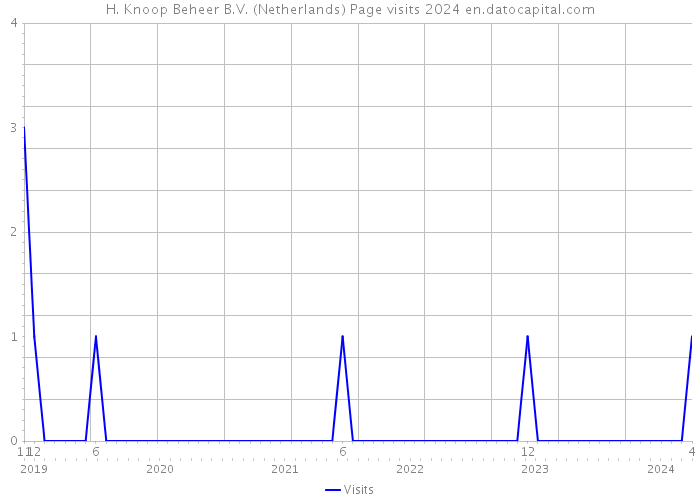 H. Knoop Beheer B.V. (Netherlands) Page visits 2024 
