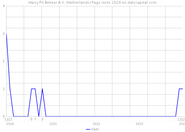 Harry Pit Beheer B.V. (Netherlands) Page visits 2024 