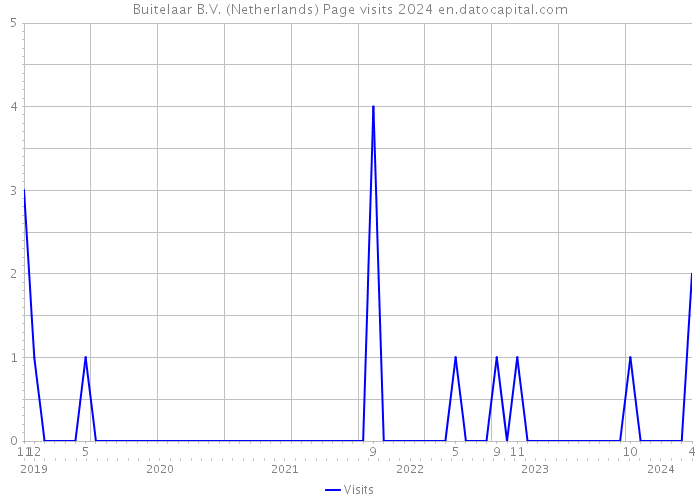Buitelaar B.V. (Netherlands) Page visits 2024 