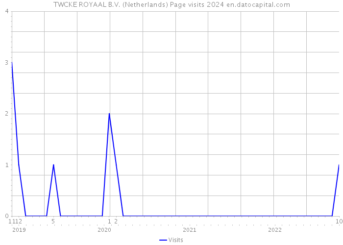 TWCKE ROYAAL B.V. (Netherlands) Page visits 2024 