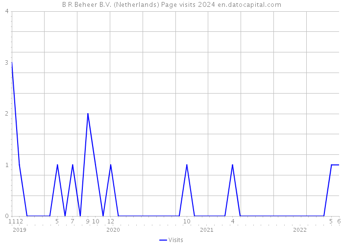 B+R Beheer B.V. (Netherlands) Page visits 2024 