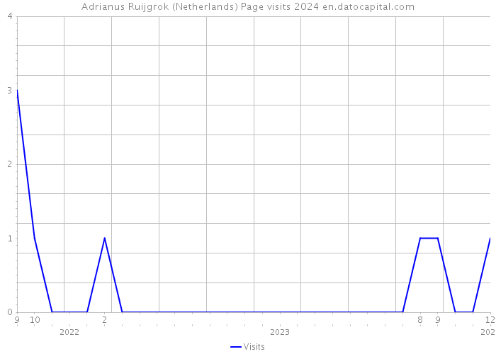 Adrianus Ruijgrok (Netherlands) Page visits 2024 