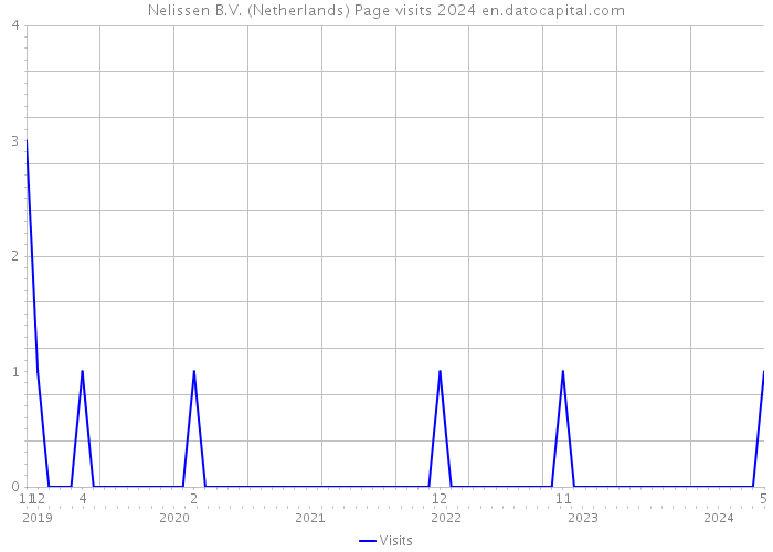 Nelissen B.V. (Netherlands) Page visits 2024 