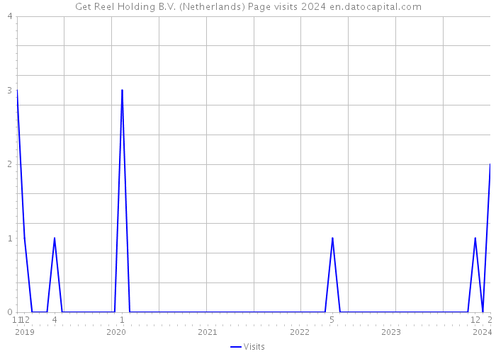 Get Reel Holding B.V. (Netherlands) Page visits 2024 