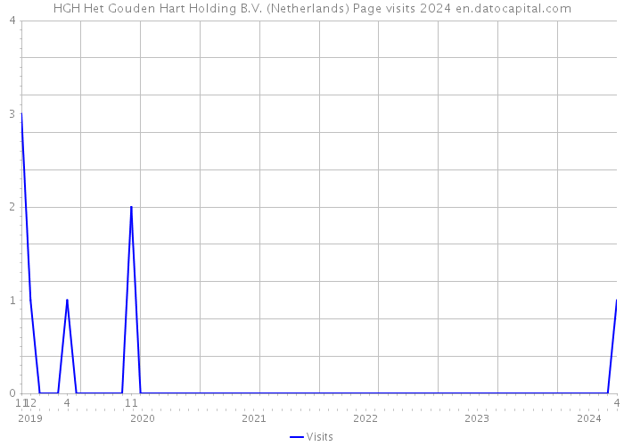 HGH Het Gouden Hart Holding B.V. (Netherlands) Page visits 2024 