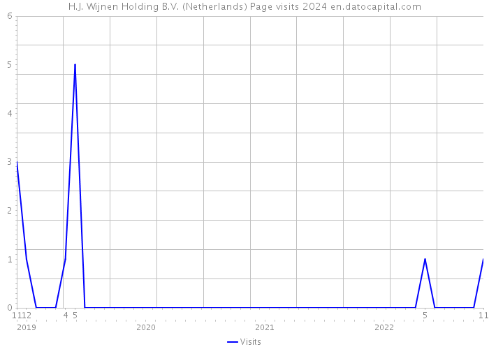 H.J. Wijnen Holding B.V. (Netherlands) Page visits 2024 