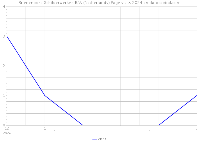 Brienenoord Schilderwerken B.V. (Netherlands) Page visits 2024 