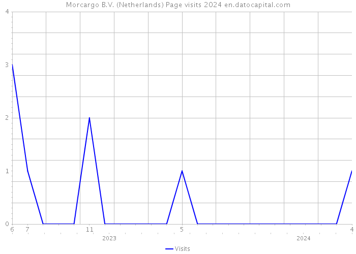 Morcargo B.V. (Netherlands) Page visits 2024 