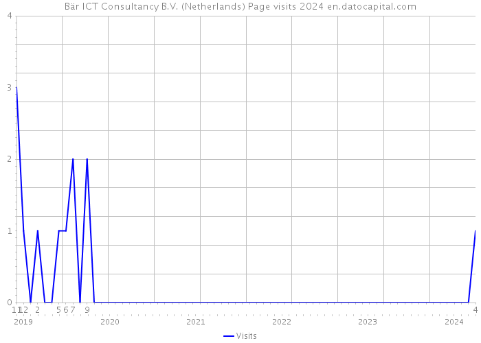 Bär ICT Consultancy B.V. (Netherlands) Page visits 2024 