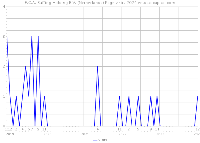 F.G.A. Buffing Holding B.V. (Netherlands) Page visits 2024 