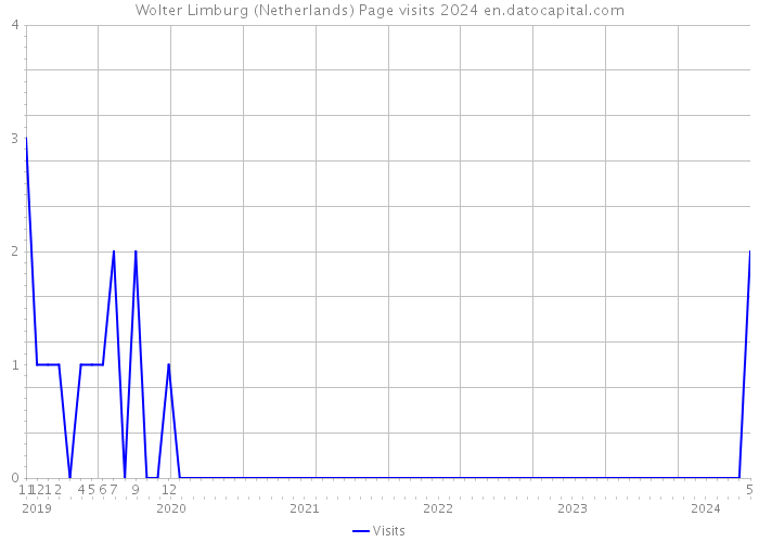 Wolter Limburg (Netherlands) Page visits 2024 