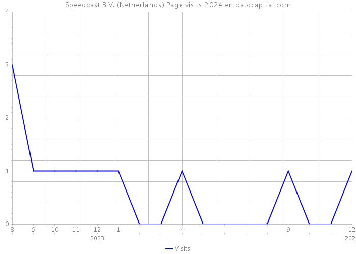 Speedcast B.V. (Netherlands) Page visits 2024 