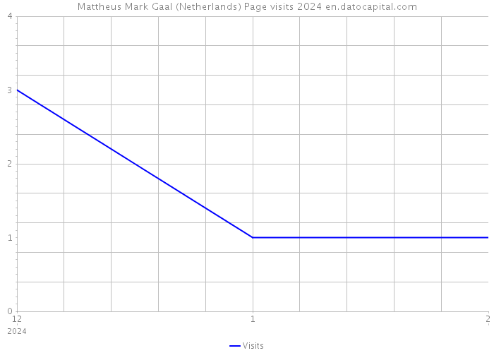 Mattheus Mark Gaal (Netherlands) Page visits 2024 