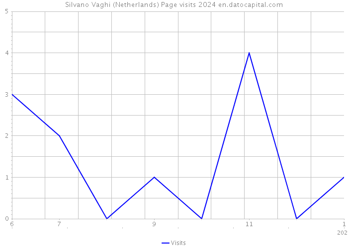 Silvano Vaghi (Netherlands) Page visits 2024 