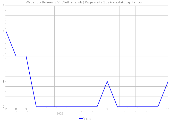 Webshop Beheer B.V. (Netherlands) Page visits 2024 