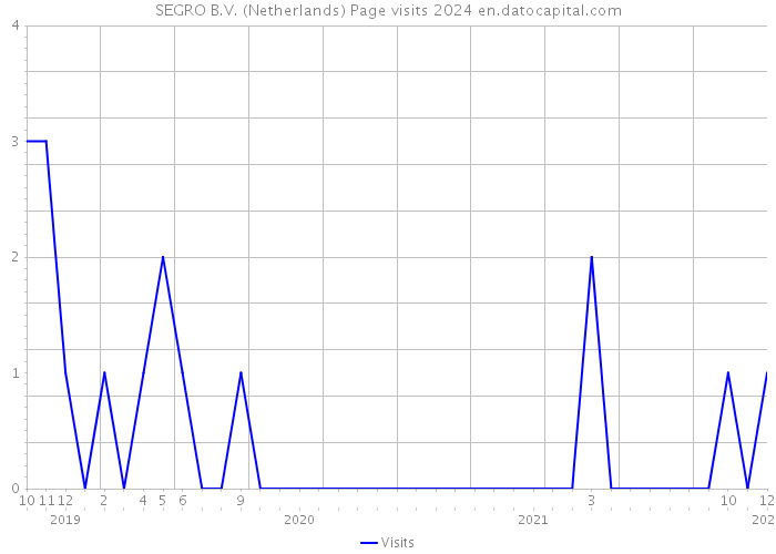 SEGRO B.V. (Netherlands) Page visits 2024 