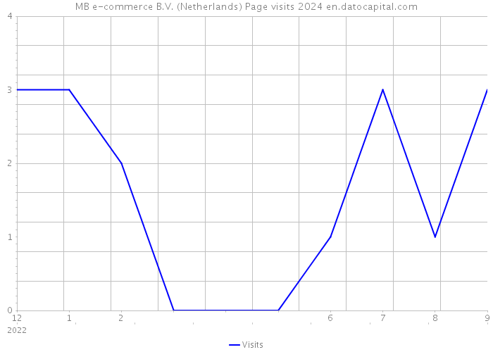 MB e-commerce B.V. (Netherlands) Page visits 2024 