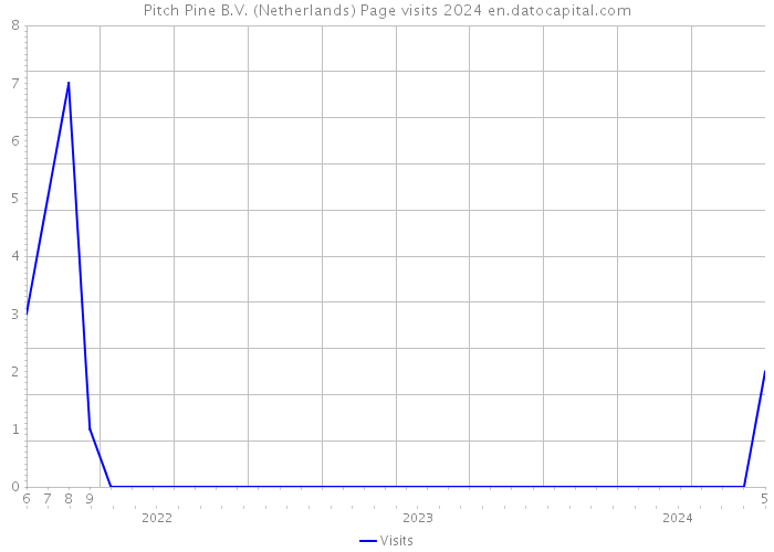 Pitch Pine B.V. (Netherlands) Page visits 2024 