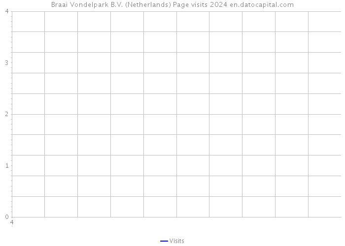 Braai Vondelpark B.V. (Netherlands) Page visits 2024 
